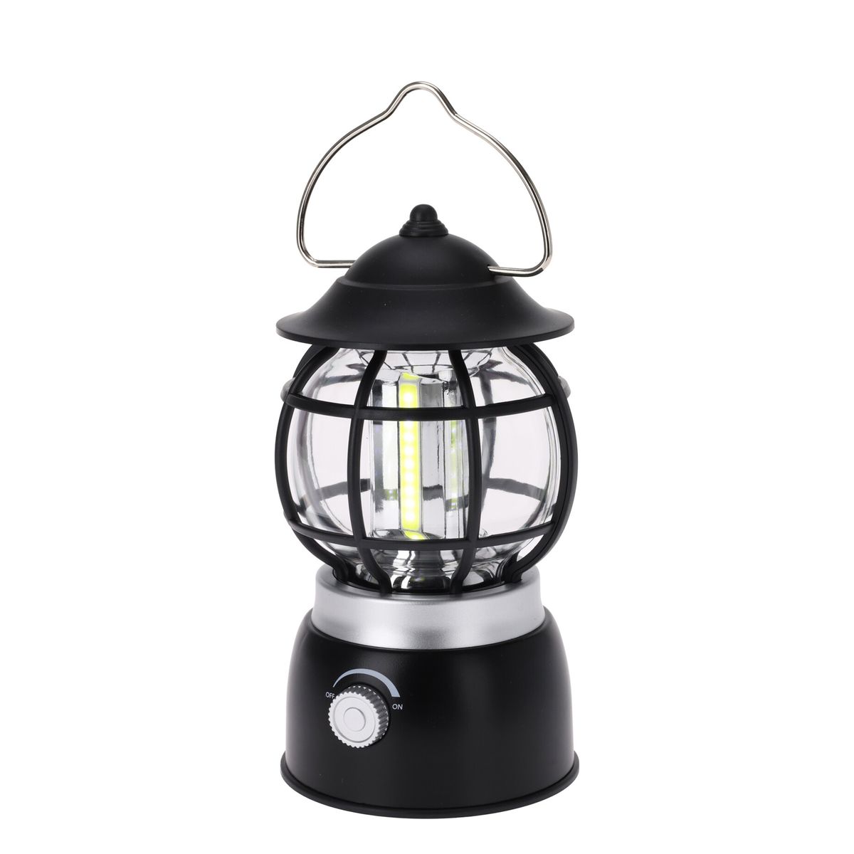 Camping lamp cob 10 x 19 cm black Online Shop Gonser Sicher