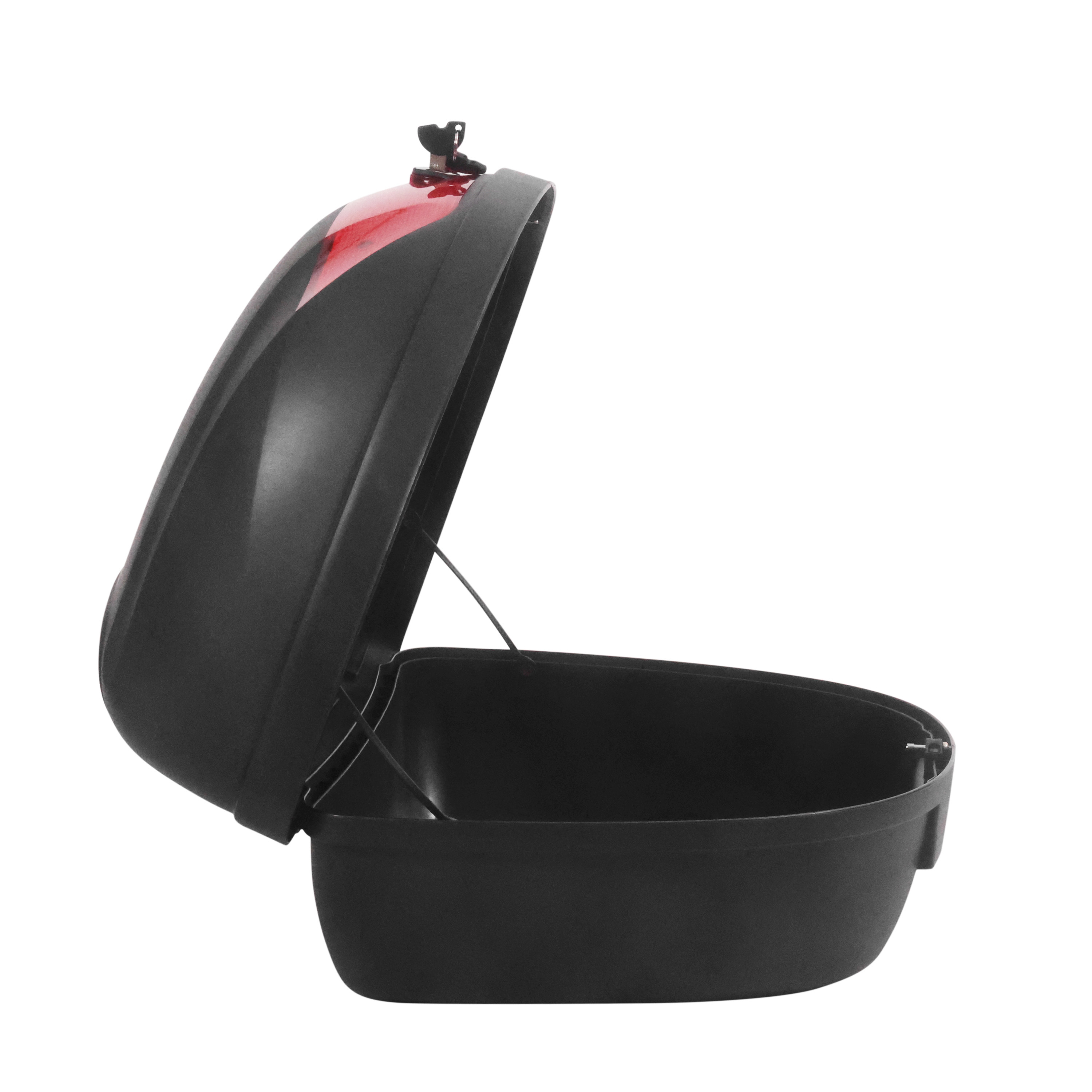 Götz Topcase Eye Bauletto Moto 35 Litri – Universale, Impermeabile, Antiurto, Con Riflettori, Per Moto E Scooter