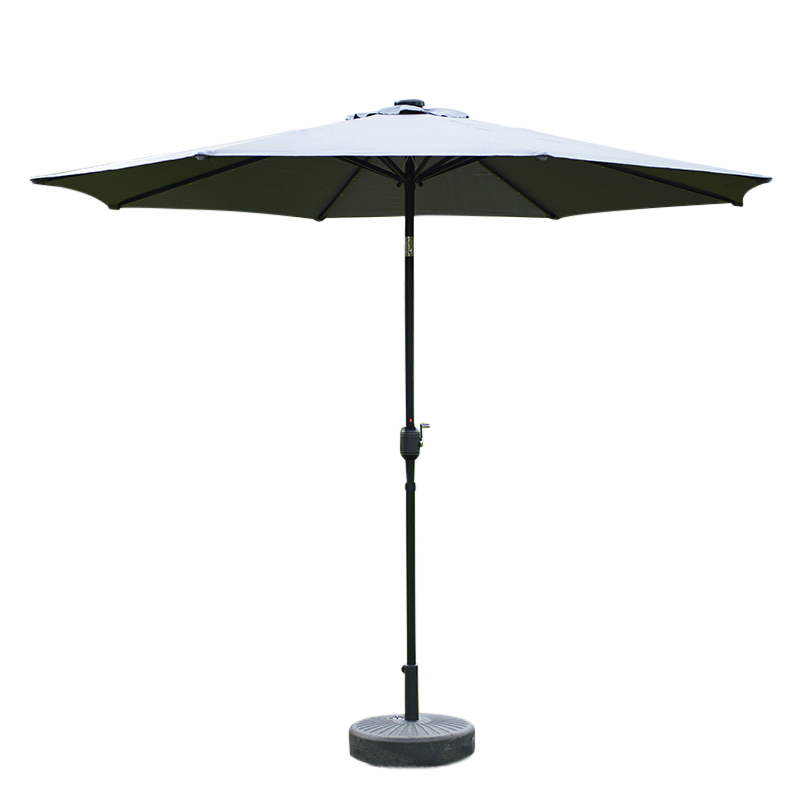 Sonnenschirm mit LED 300 cm anthrazit | Online Shop Gonser - Sicher